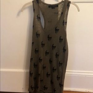 Skull cashmere size medium tank top